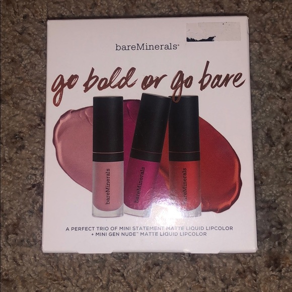 bareMinerals Other - Set of 3 mini liquid lips from bare minerals
